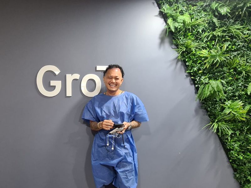 Khanh Ong’s Hair Transplant with Gro Clinics