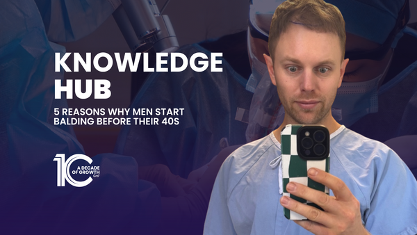 5 Reasons Why Men Start Balding Before Their 40s