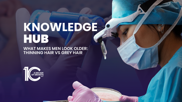 What Makes Men Look Older: Thinning Hair vs Grey Hair