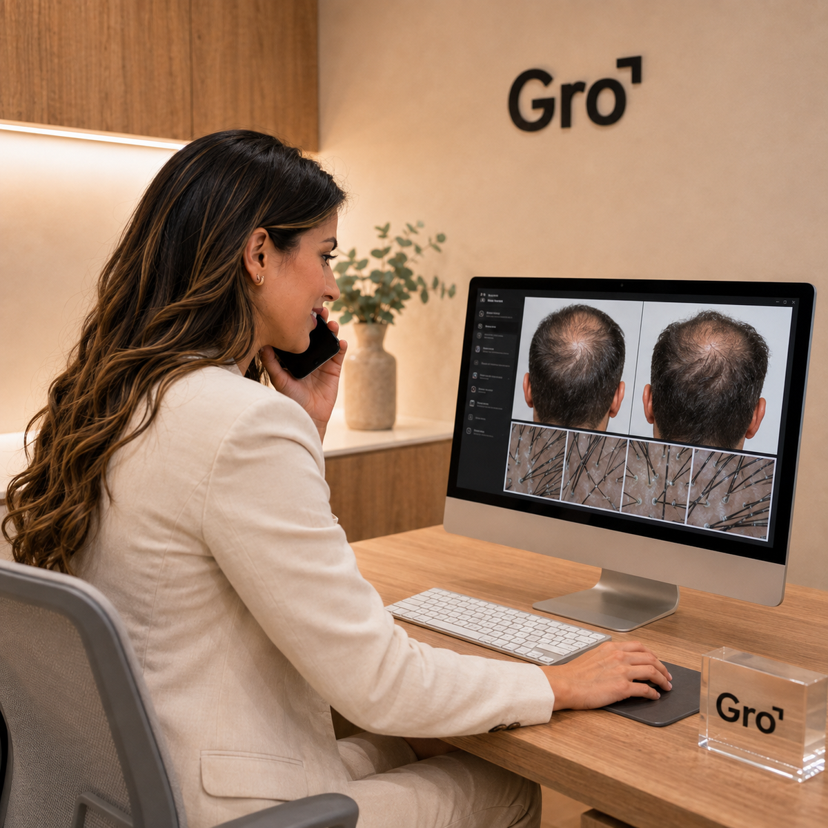 The waiting area at the Gro Sydney clinic